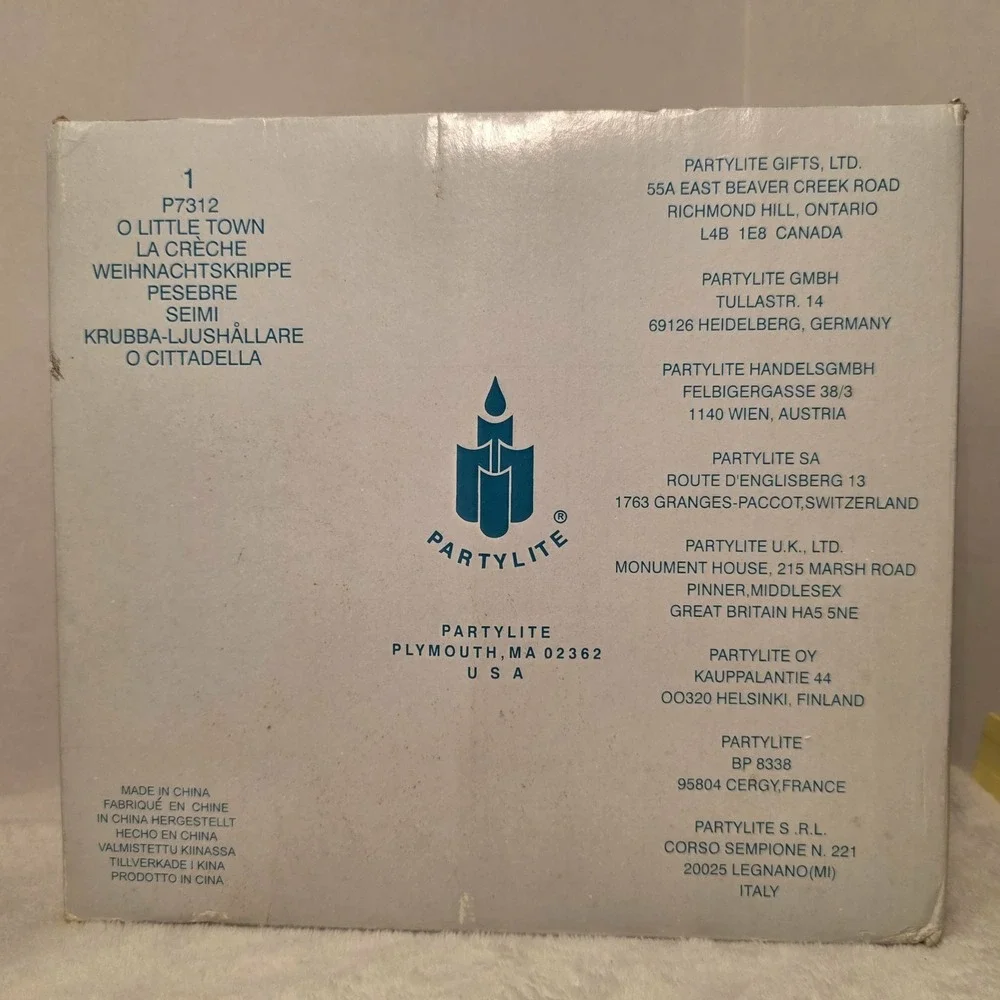 PartyLite Bisque Porcelain 7312 